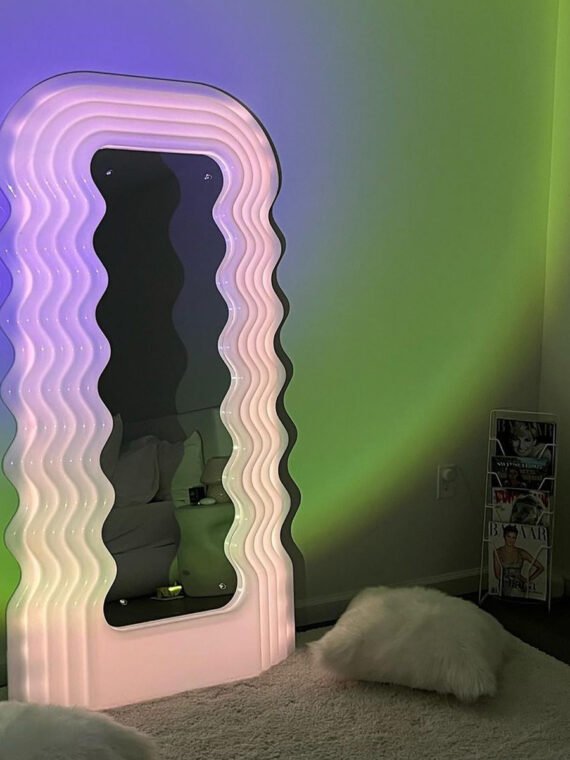 WAVY MIRROR LED CONTROLLED